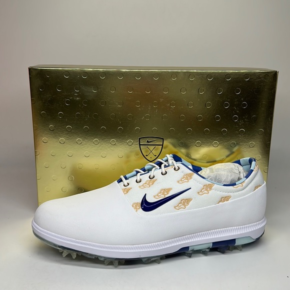 Nike Mens Air Zoom Victory Tour Golf Shoe US Open Gold/Deep Royal CK1213-100 NIB - Picture 5 of 11